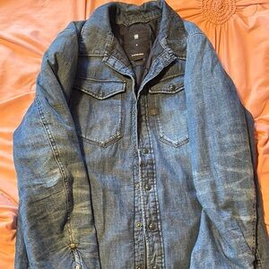 G-Star Blue Lightweight Denim Shirt Jacket